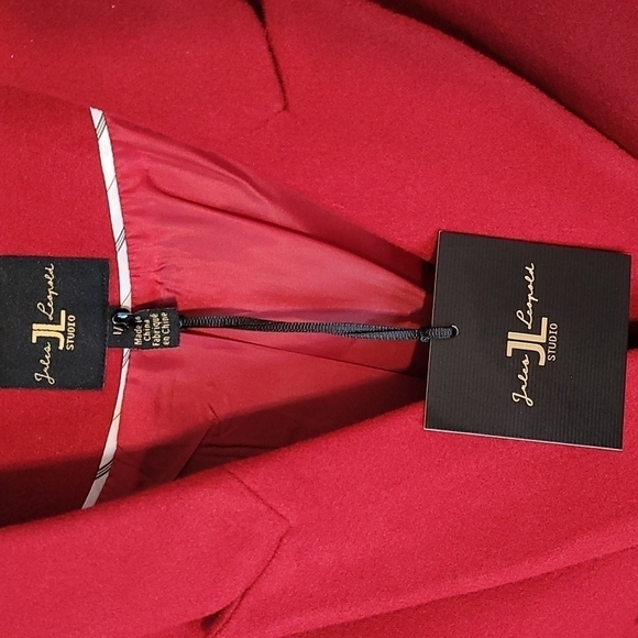 jules & Leopold Double Breasted Crimson Blazer - Picture 8 of 17